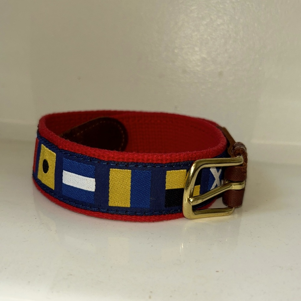 English nautical boys belt